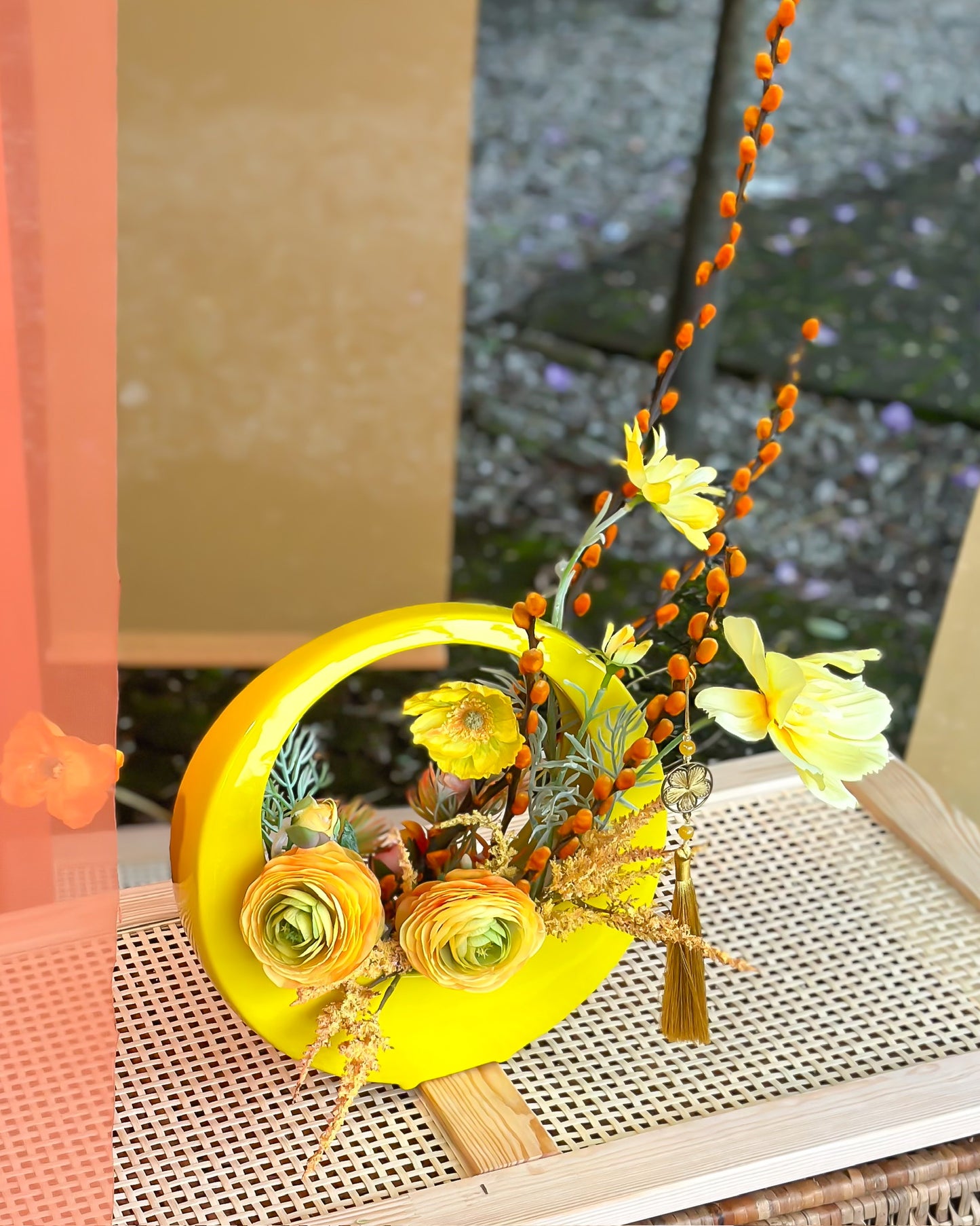 金曜 Opulent Tangerine Willow