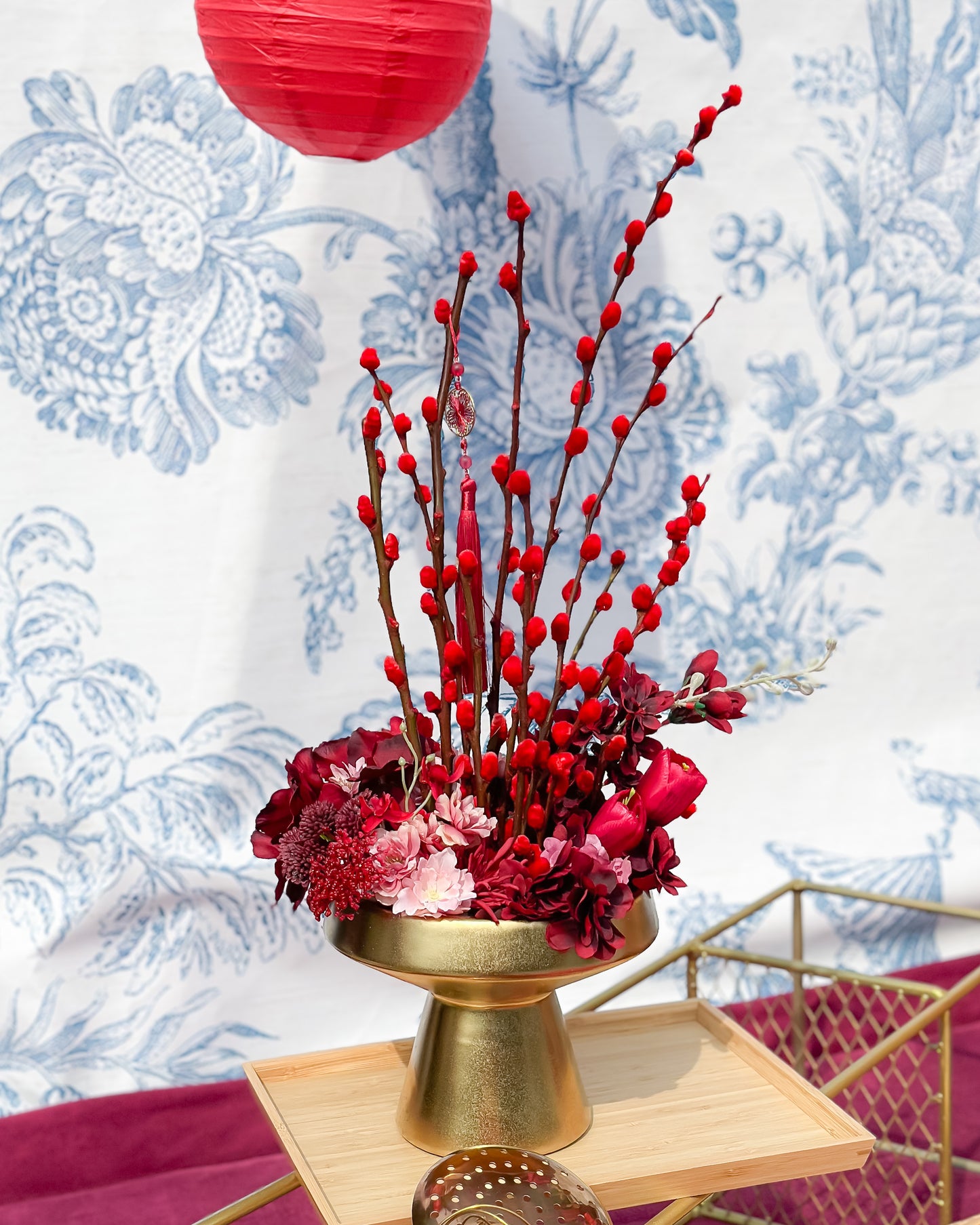 繁花似锦 Dawn Red Willow Size S