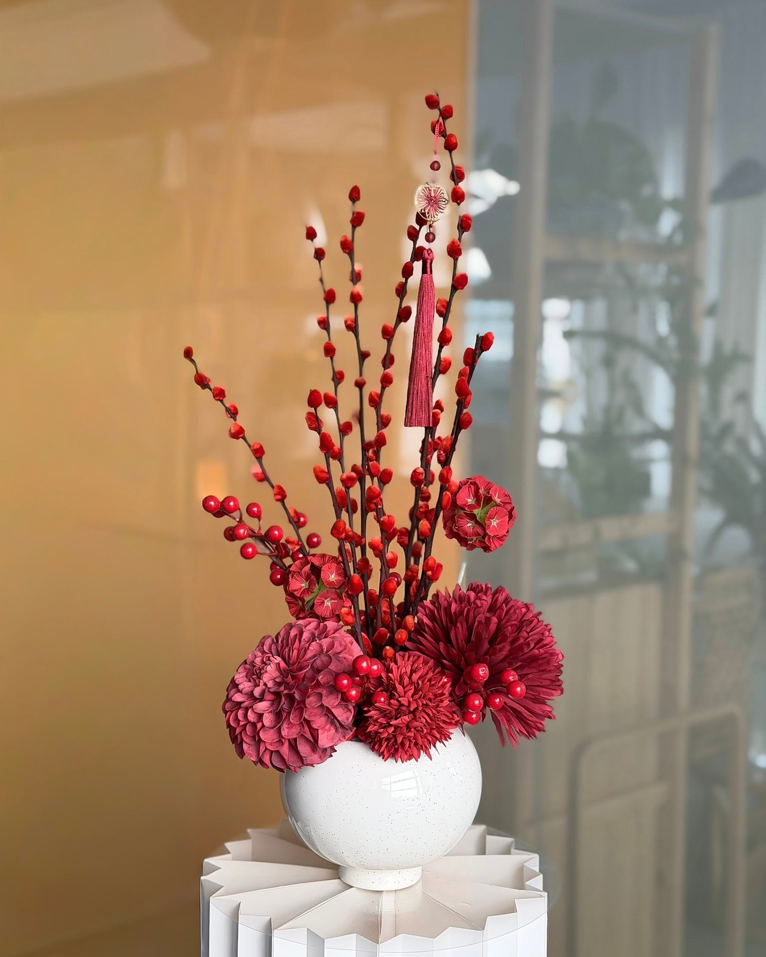 鸿运圆满 Yuan Red Willow