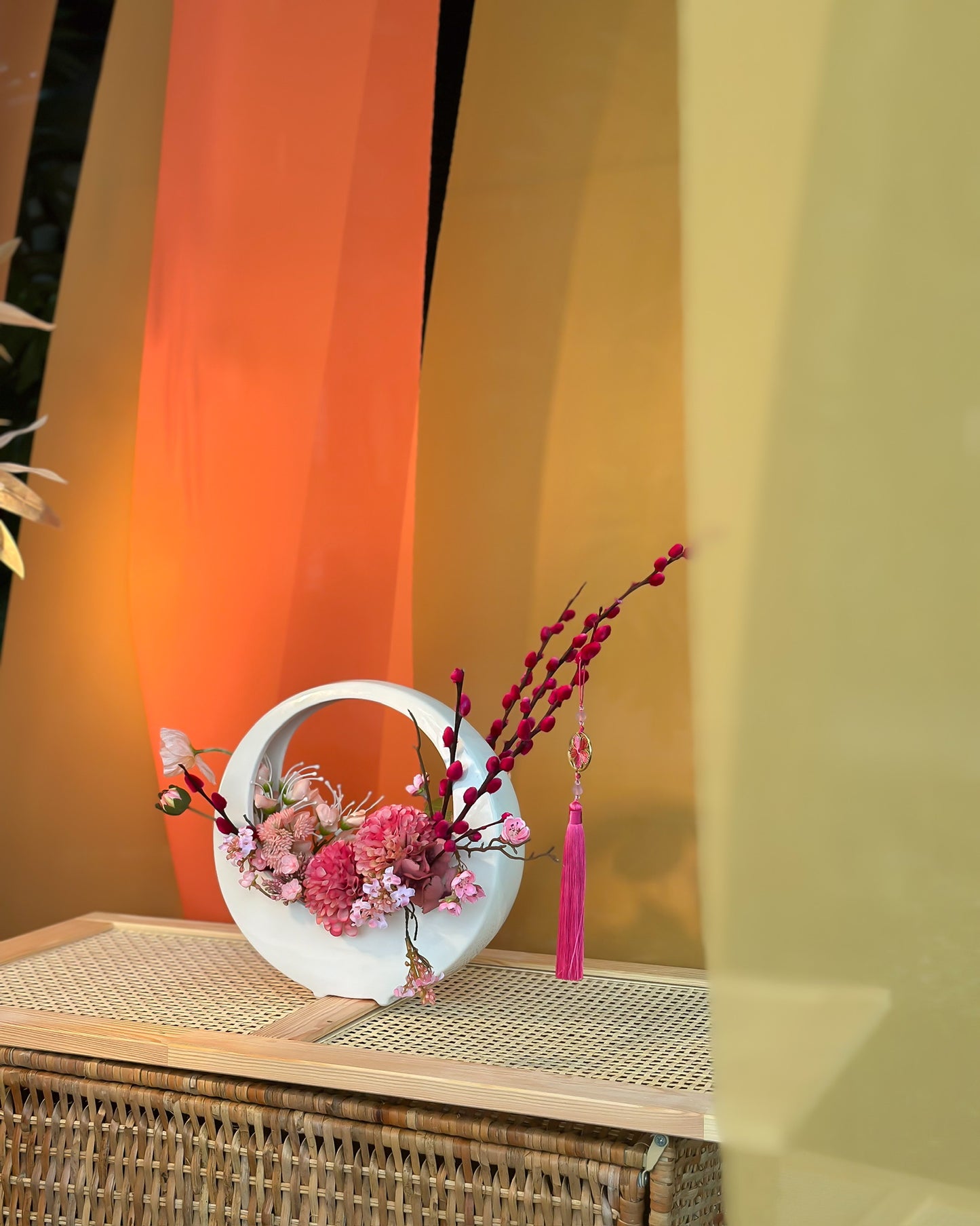 (Ready stock) 茜妍 Scarlet Pink Willow
