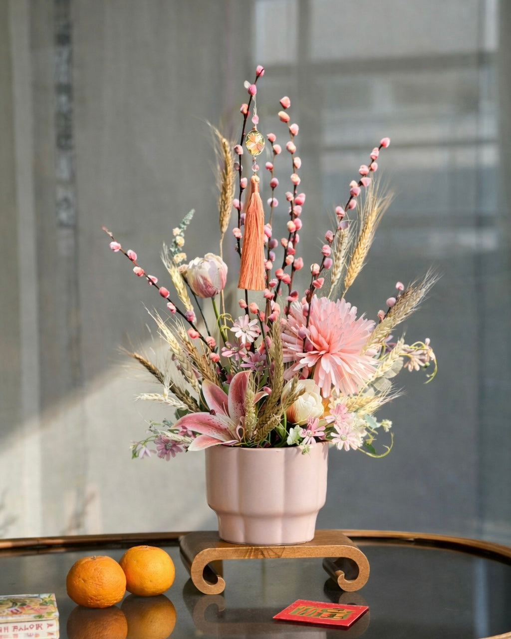 大麦丰收 Blush Wheat Pink Willow