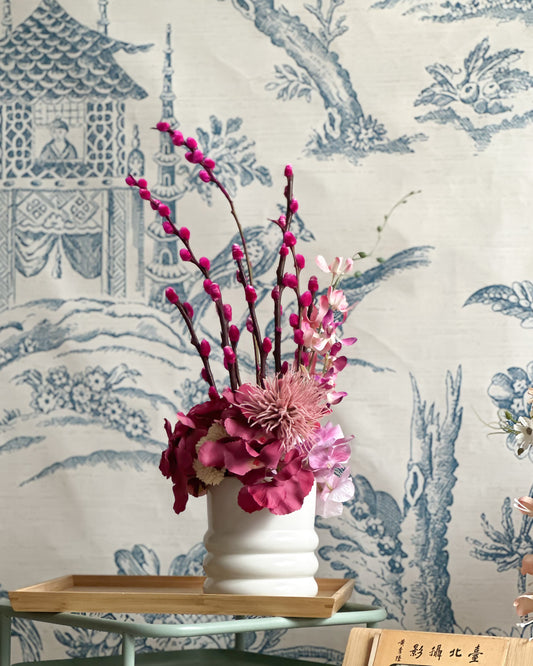 如绣 RuXiu Petite Hot Pink Willow