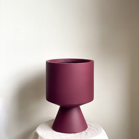 Calice Planter Burgundy XL